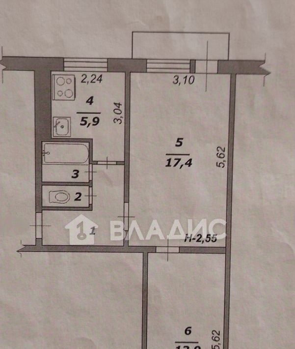квартира р-н Яковлевский г Строитель ул Ленина 12 фото 7