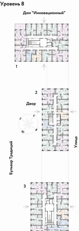 квартира г Тюмень р-н Калининский ул Андрея Кореневского 3 корп. 2 фото 17