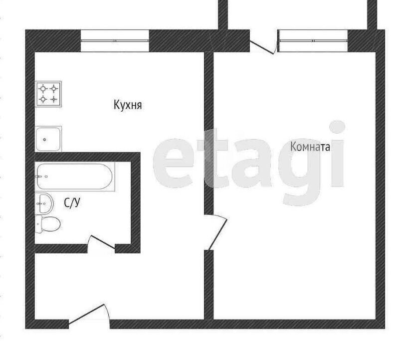 квартира г Курган Центральный ул 1 Мая 17 фото 1