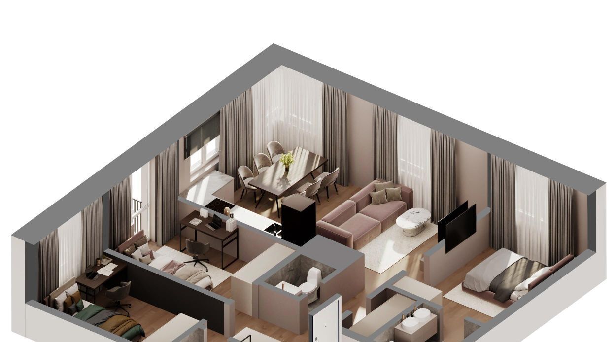 квартира г Красногорск Павшино ул Центральная 68а фото 2