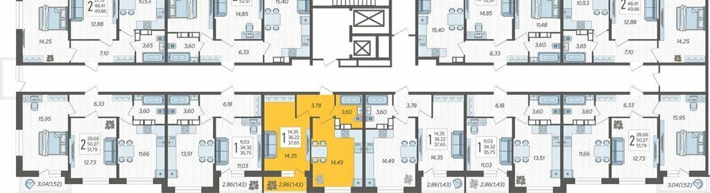 квартира г Краснодар р-н Карасунский ЖК «Смородина» фото 2