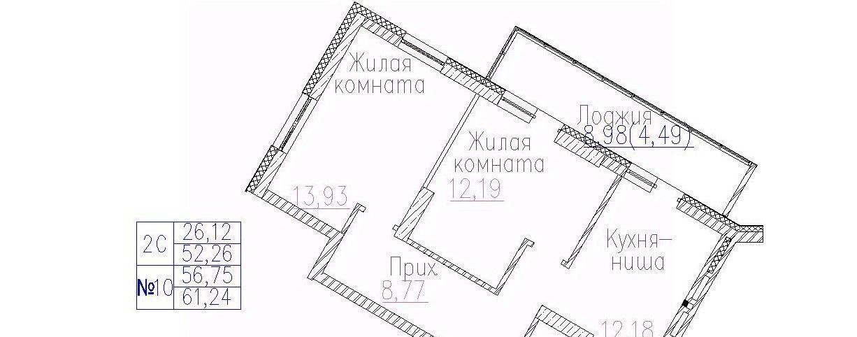 квартира г Новосибирск Маршала Покрышкина ЖК «Демьяна Бедного, 73» фото 1