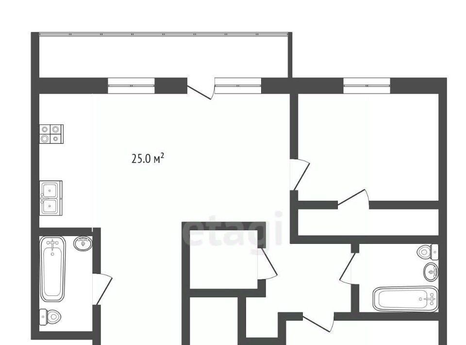 квартира г Сыктывкар ул Тентюковская 333 фото 2