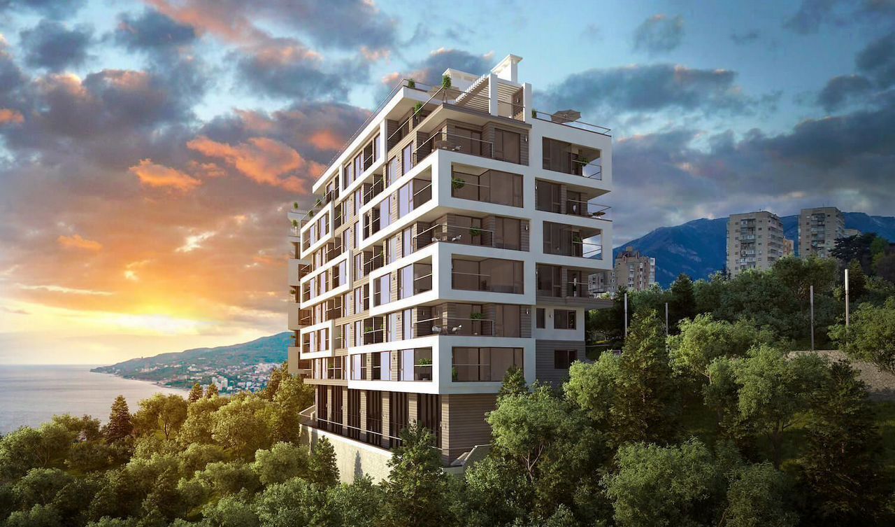 квартира г Ялта ул Войкова 39а МФК «Резиденция Дарсан» корп. 2 фото 9