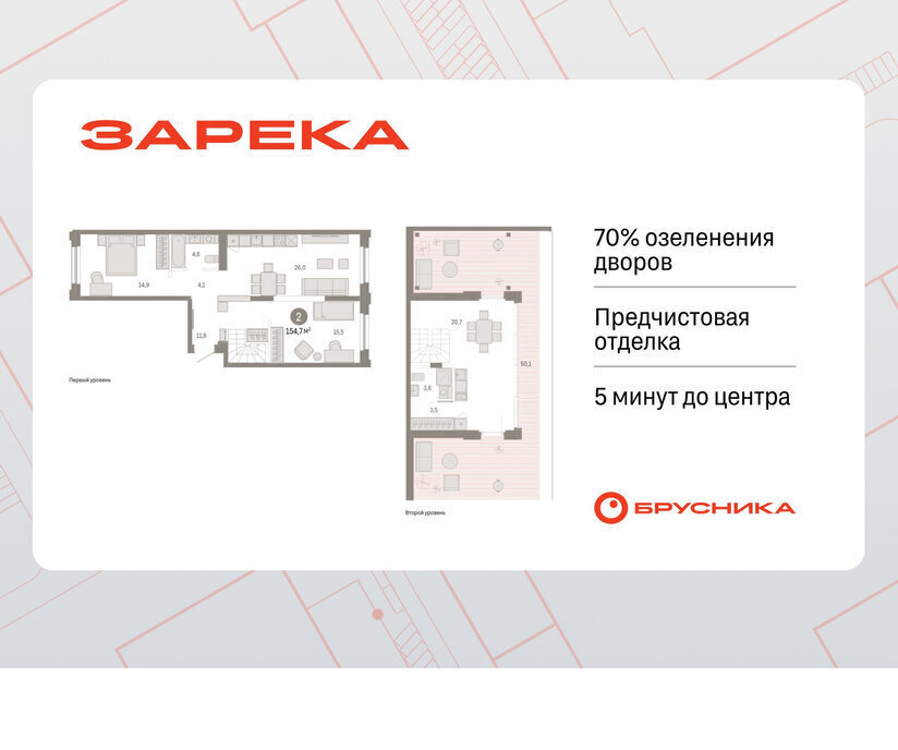 квартира г Тюмень ул Мысовская 26к/2 Центральный административный округ фото 1