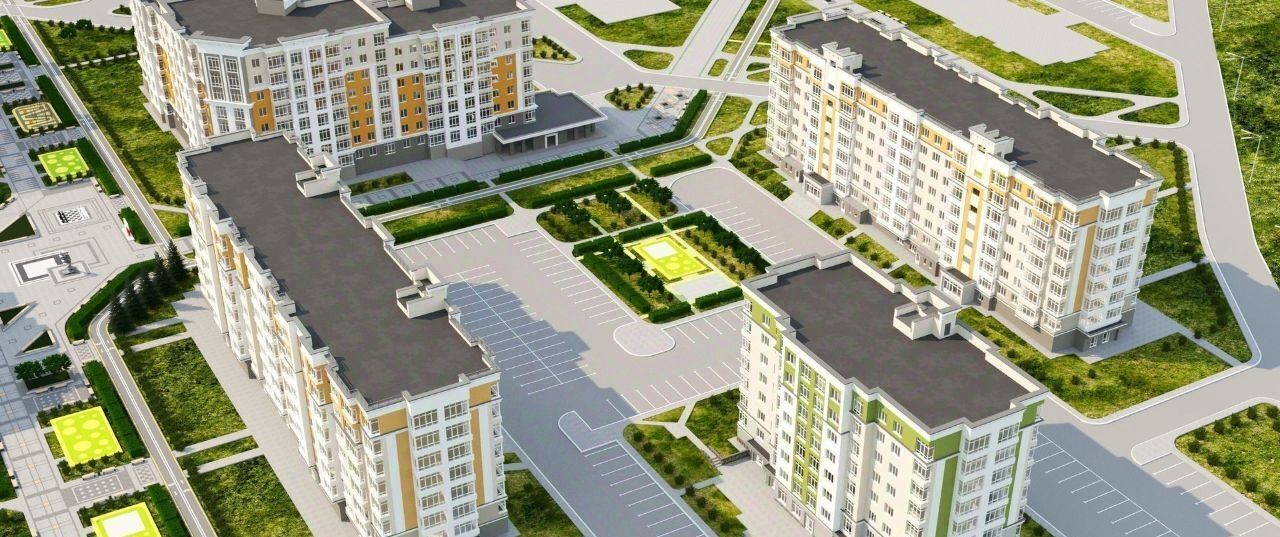 квартира г Кемерово р-н Рудничный Лесная Поляна б-р Солнечный ЖК «Солнечный бульвар» жилрайон, комплекс фото 4
