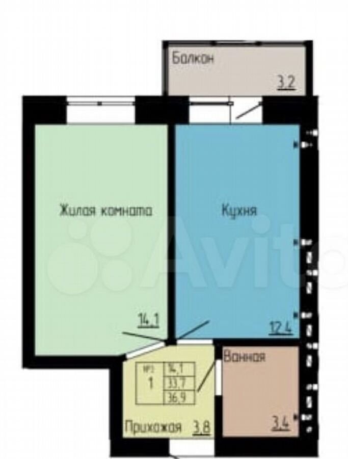 квартира г Ессентуки ул Никольская 27к/4а фото 4