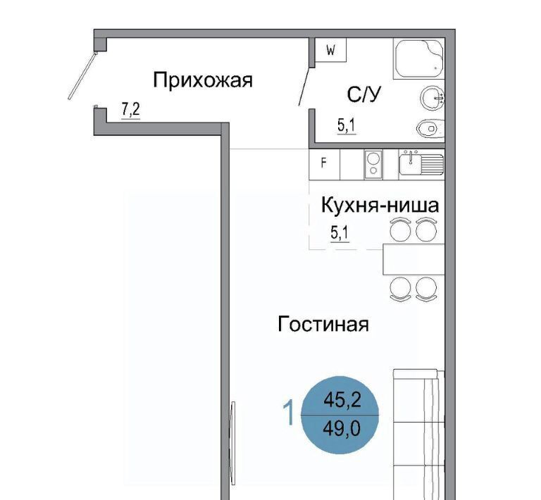 квартира г Керчь Белый город жилой комплекс фото 1