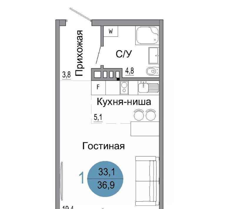 квартира г Керчь Белый город жилой комплекс фото 1