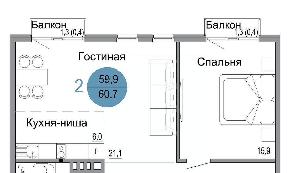 квартира г Керчь Белый город жилой комплекс фото 1