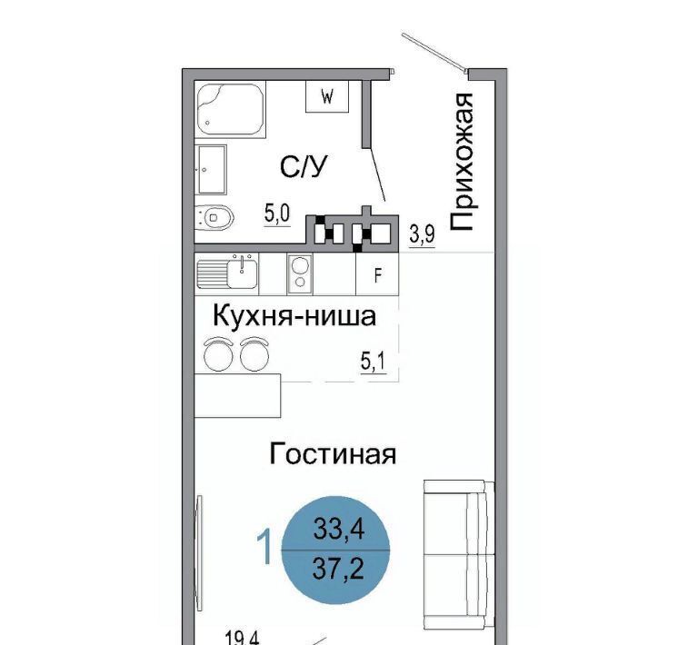 квартира г Керчь Белый город жилой комплекс фото 1