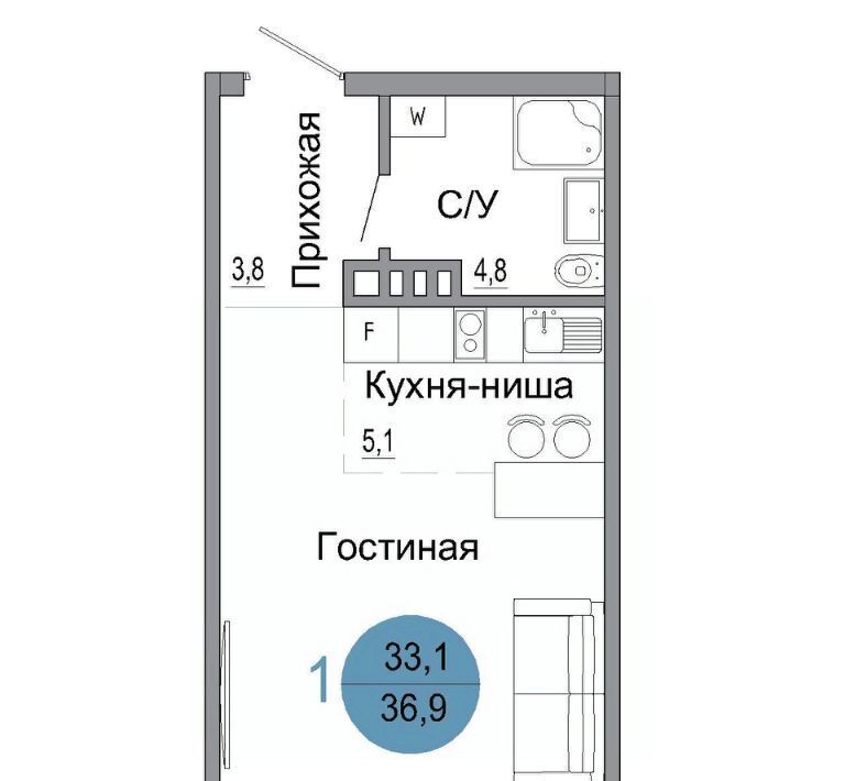 квартира г Керчь Белый город жилой комплекс фото 1