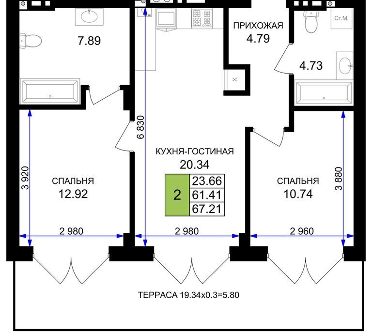 квартира р-н Гурьевский г Гурьевск ЖК «Включи» фото 1