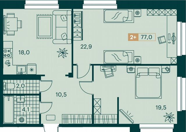 квартира ул Комсомольская 2 фото