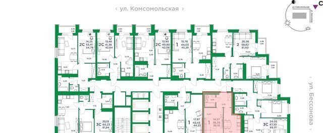 квартира г Уфа р-н Советский ул Комсомольская 8 ЖК «Сапфир» фото 3