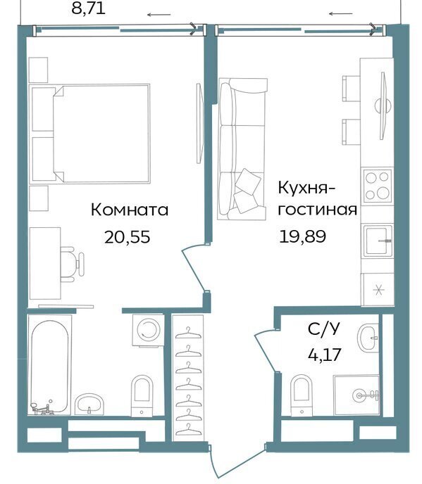 квартира г Саки курортный кластер Темпо фото 1