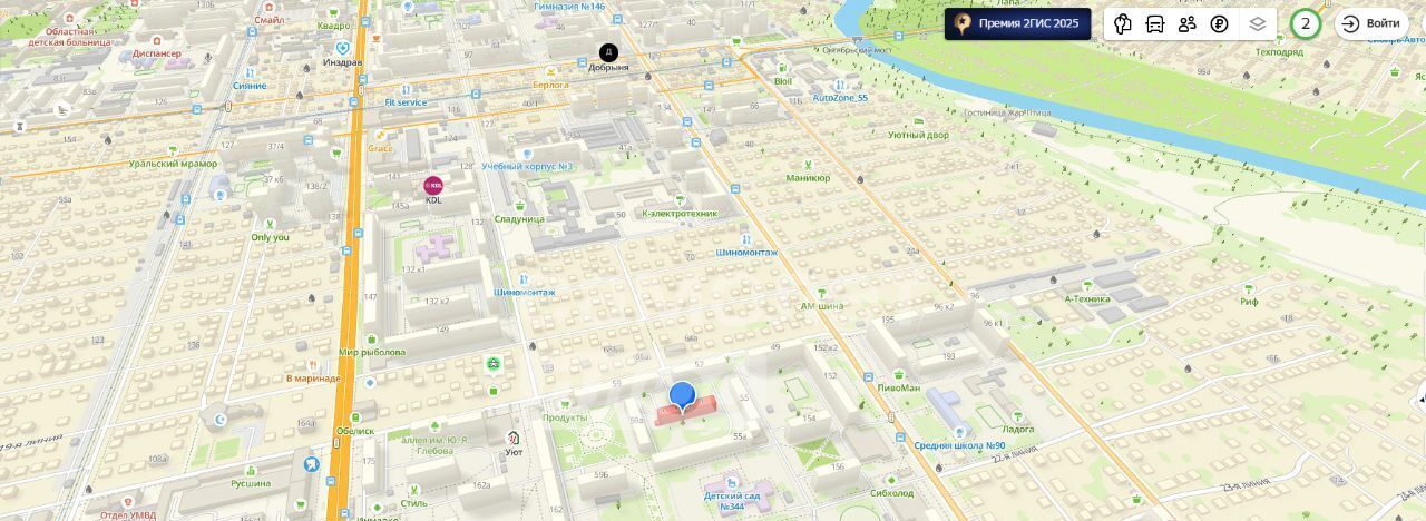 квартира г Омск р-н Центральный ул 20-я Линия 53 фото 4