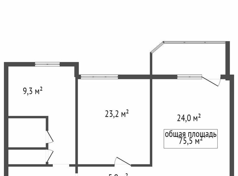 квартира г Новосибирск Гагаринская ул Железнодорожная 12 фото 2