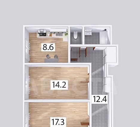 квартира г Омск р-н Октябрьский ул 9-я Линия 157 фото 2