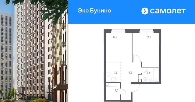 метро Бунинская аллея Эко Бунино жилой комплекс, 15 фото