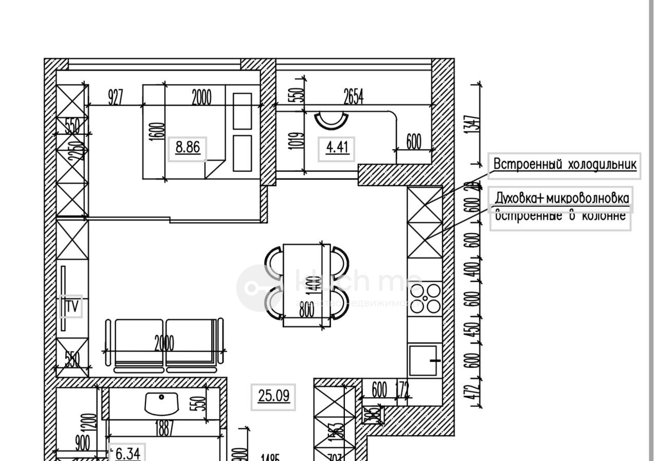 квартира г Казань р-н Кировский Козья слобода ул Шоссейная 57 ЖК Atlantis Deluxe фото 33