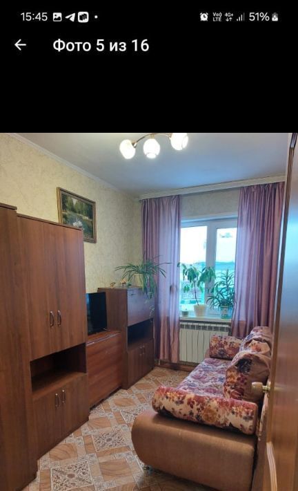 квартира у Мирнинский г Мирный ул Комсомольская 5 фото 4