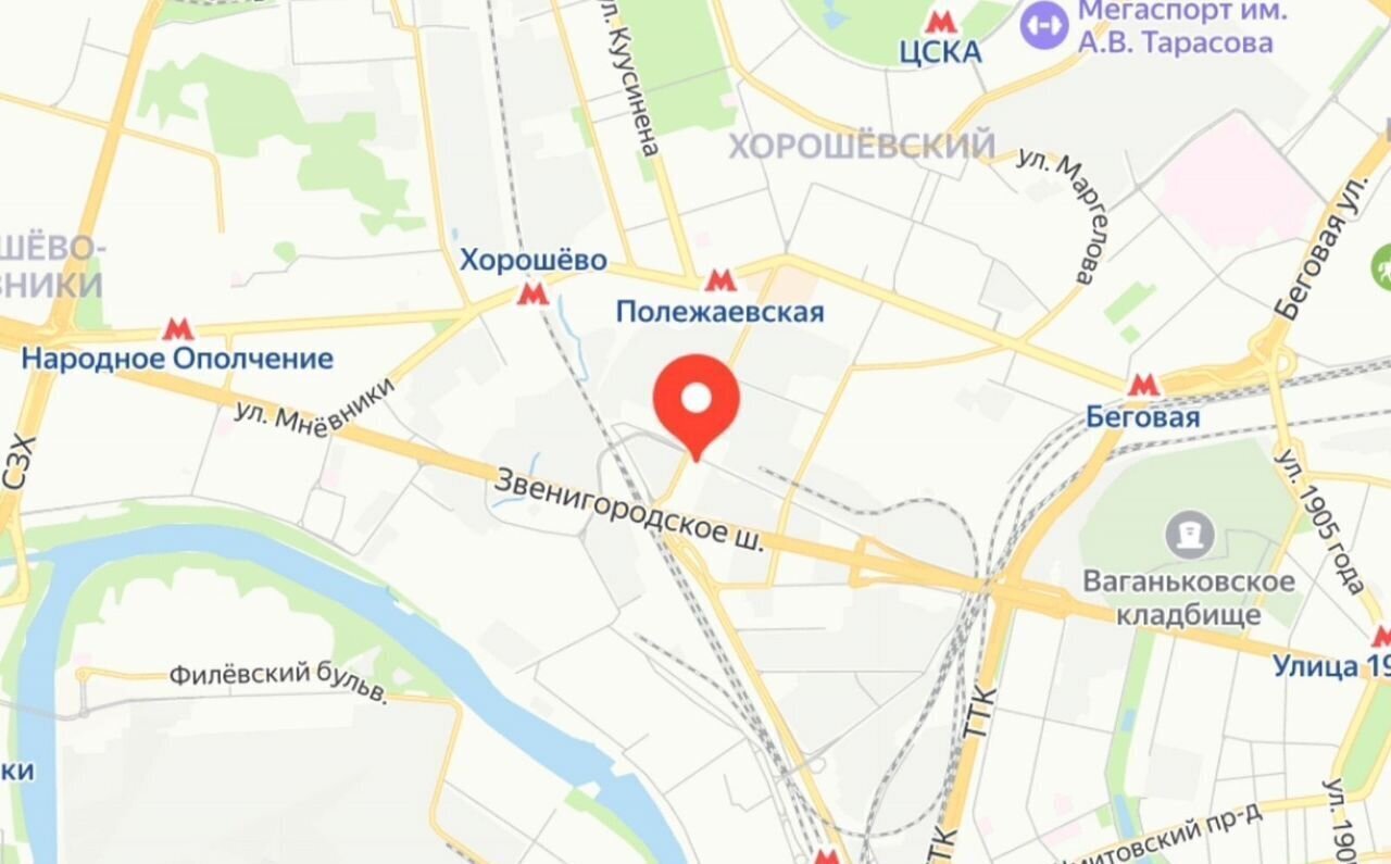 квартира г Москва метро Хорошёвская ул 1-я Магистральная 25 муниципальный округ Хорошёвский фото 13