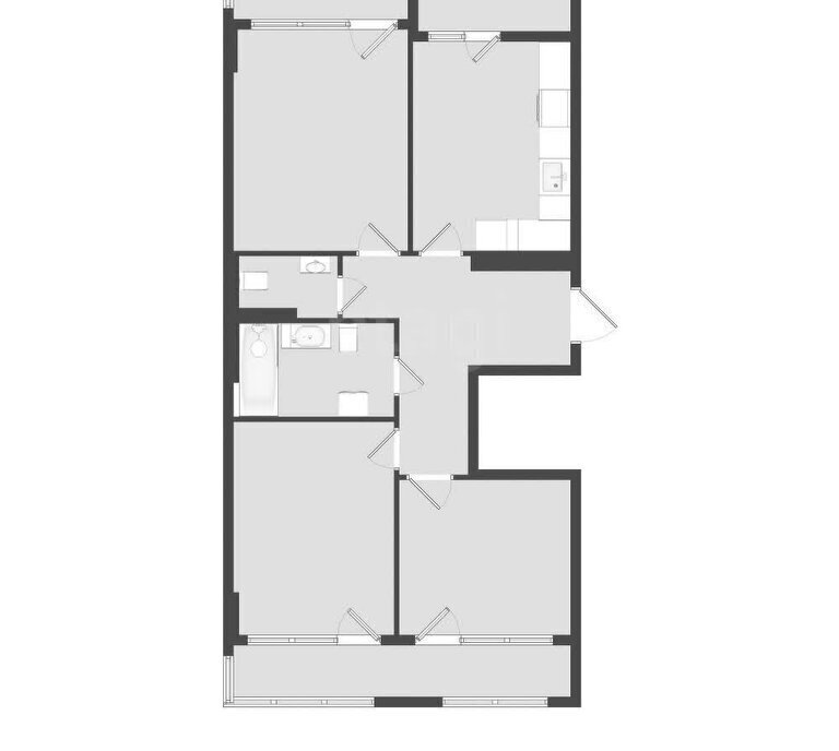 квартира г Алушта ул Багликова 27 фото 3