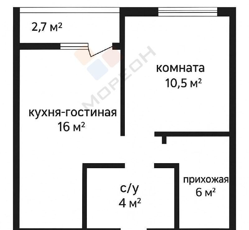 квартира г Краснодар р-н Прикубанский ул им. лётчика Позднякова 2к/16 ЖК «Дыхание» фото 13