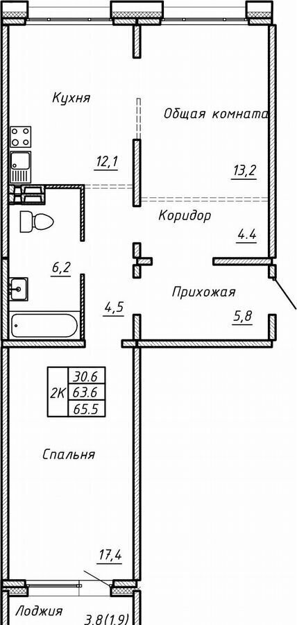 квартира г Новосибирск р-н Калининский пр-кт Красный 324 ЖК «Гренландия» фото 1