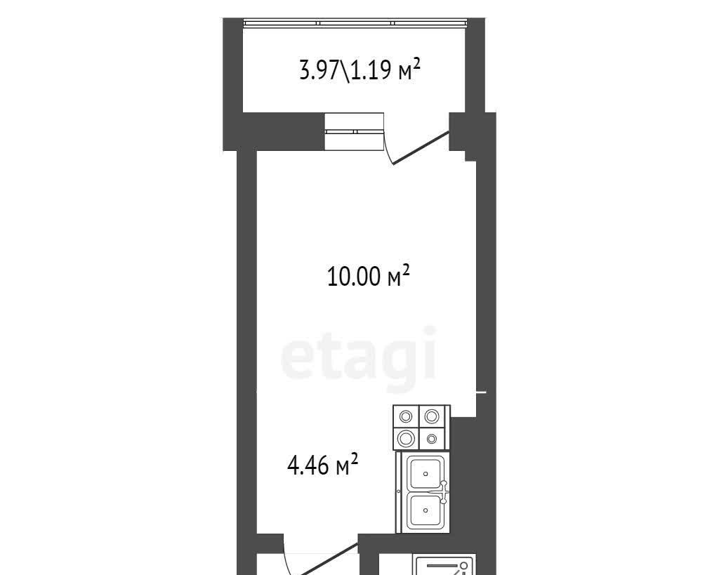 квартира г Колпино дорога, 10 к 2 ст 1, Балканская фото 8