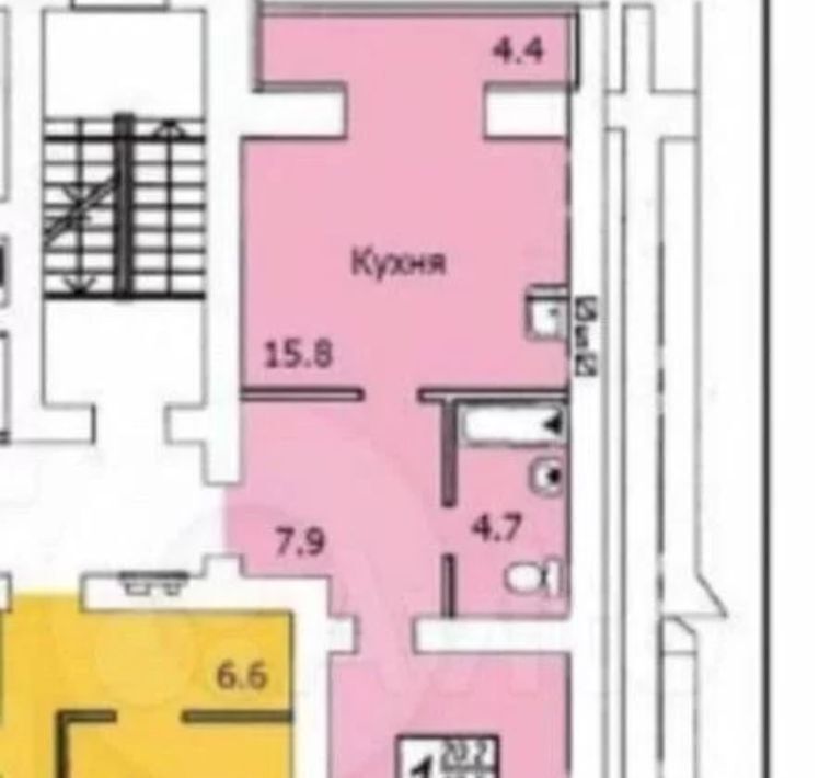 квартира г Саратов р-н Заводской ул Огородная 75б фото 4