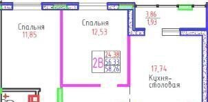квартира г Тольятти р-н Автозаводский ул Маршала Жукова 60 фото 16