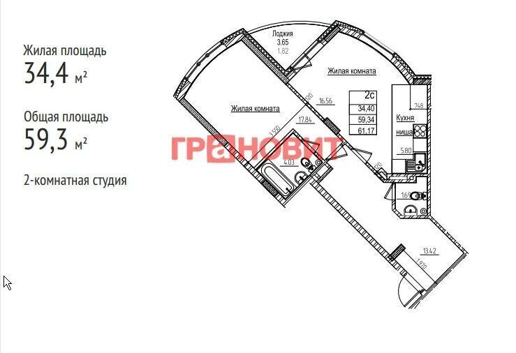 квартира г Новосибирск Заельцовская ул Дуси Ковальчук 242 фото 1