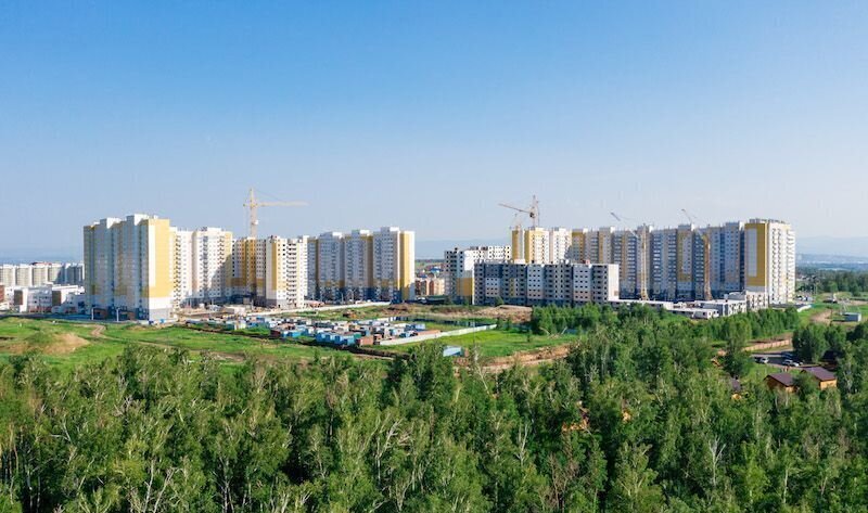 квартира г Красноярск р-н Советский микрорайон «Нанжуль-Солнечный» жилмас «Нанжуль-Солнечный», стр. 13А фото 5