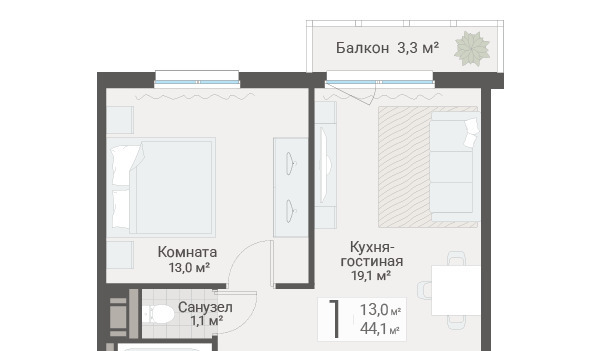 метро Проспект Просвещения ул Руднева Муниципальный округ №15, 15 ст 1 фото