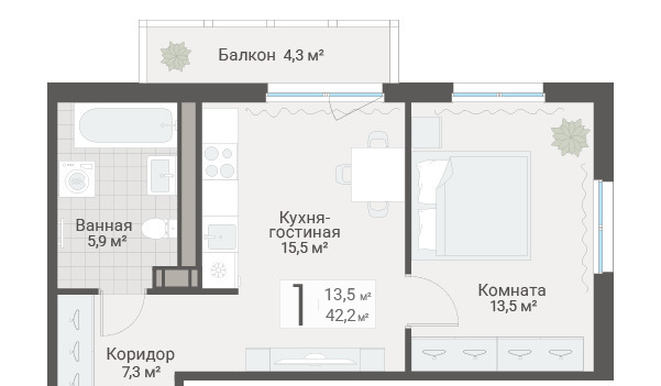 метро Проспект Просвещения ул Руднева Муниципальный округ №15, 15 ст 1 фото
