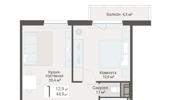 метро Проспект Просвещения ул Руднева Муниципальный округ №15, 15 ст 1 фото