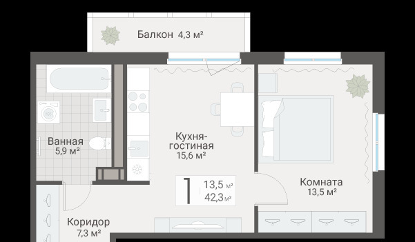 метро Проспект Просвещения ул Руднева Муниципальный округ №15, 15 ст 1 фото