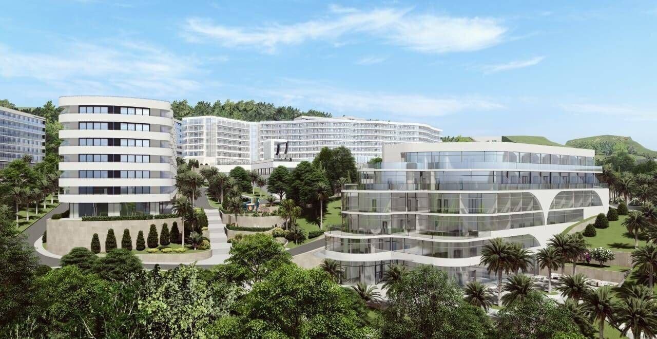 квартира г Сочи р-н Лазаревский ул Туристская с Аше МФК Royal Beach з/у 9 фото 22