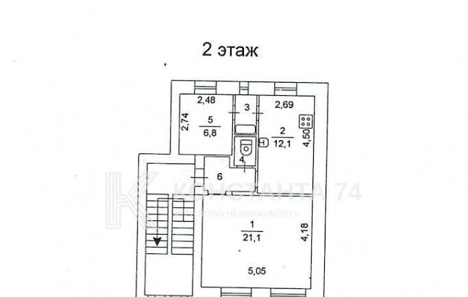 квартира г Челябинск р-н Центральный ул Кирова 163 фото 10