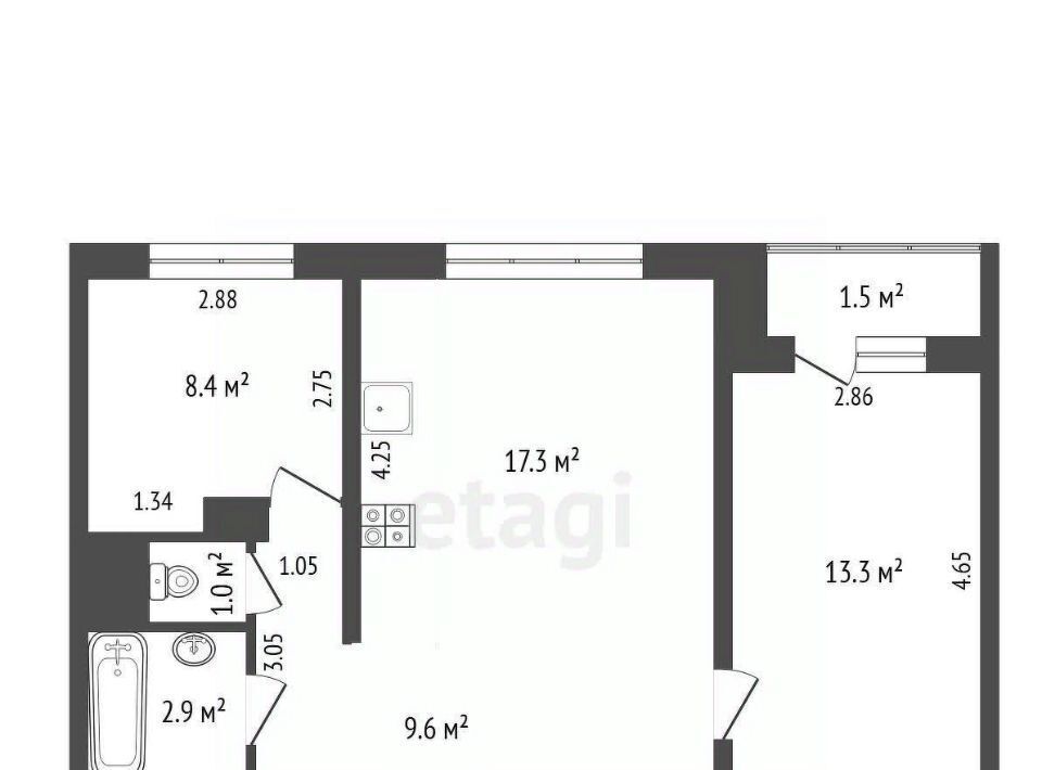 квартира г Тольятти р-н Автозаводский ул Юбилейная 83 фото 24