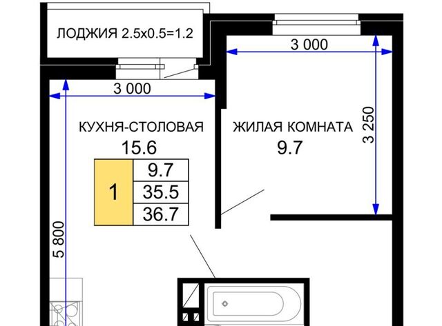 квартира р-н Прикубанский ЖК «Дыхание» фото
