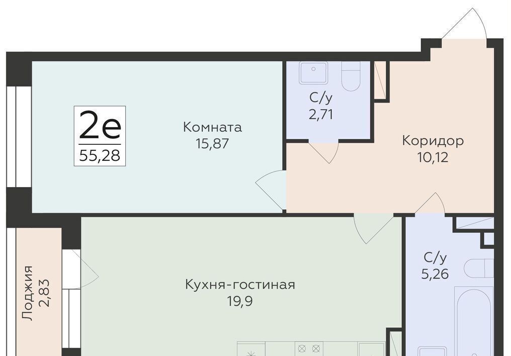квартира г Воронеж р-н Ленинский ул Матросова 64а фото 1