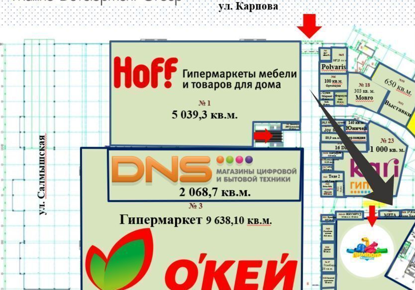 торговое помещение г Оренбург р-н Ленинский ул Салмышская 71 фото 1