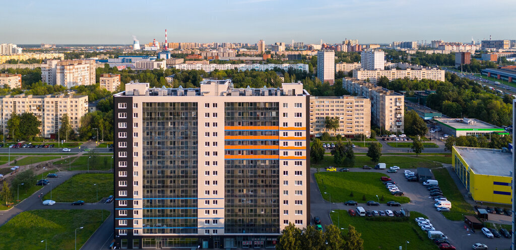 квартира г Санкт-Петербург метро Улица Дыбенко ул Крыленко 14с/3 апарт-комплекс «WINGS апартаменты на Крыленко» округ № 54 фото 18