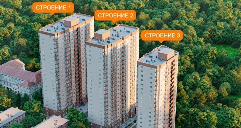 квартира г Ростов-на-Дону р-н Первомайский Сельмаш ул Студенческая 8с/1 фото 1
