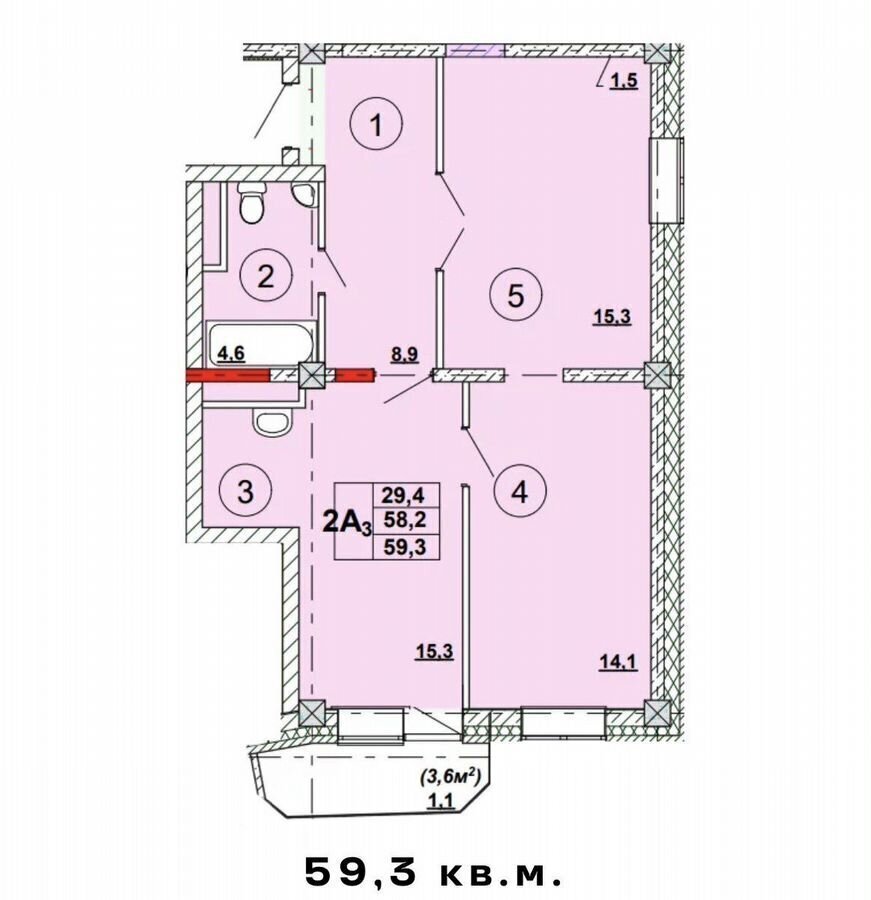 квартира г Абакан ул Кирова 185 фото 2