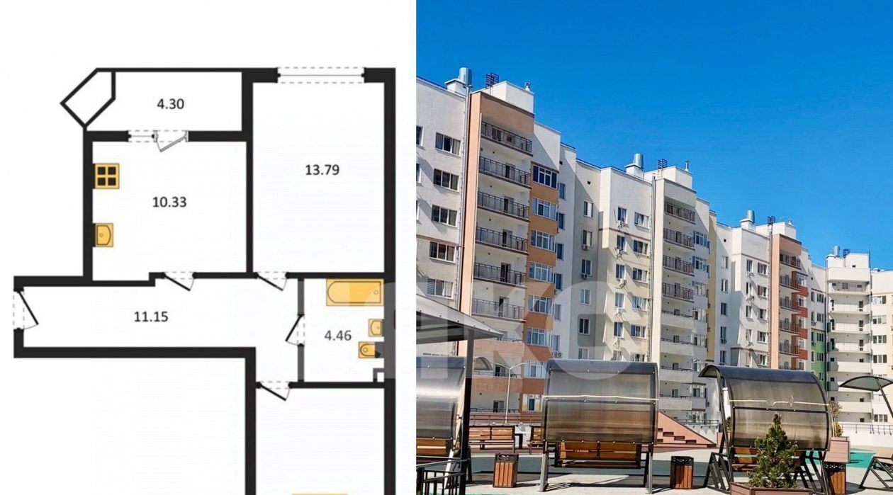 квартира г Симферополь р-н Центральный ул Батурина 203 фото 1