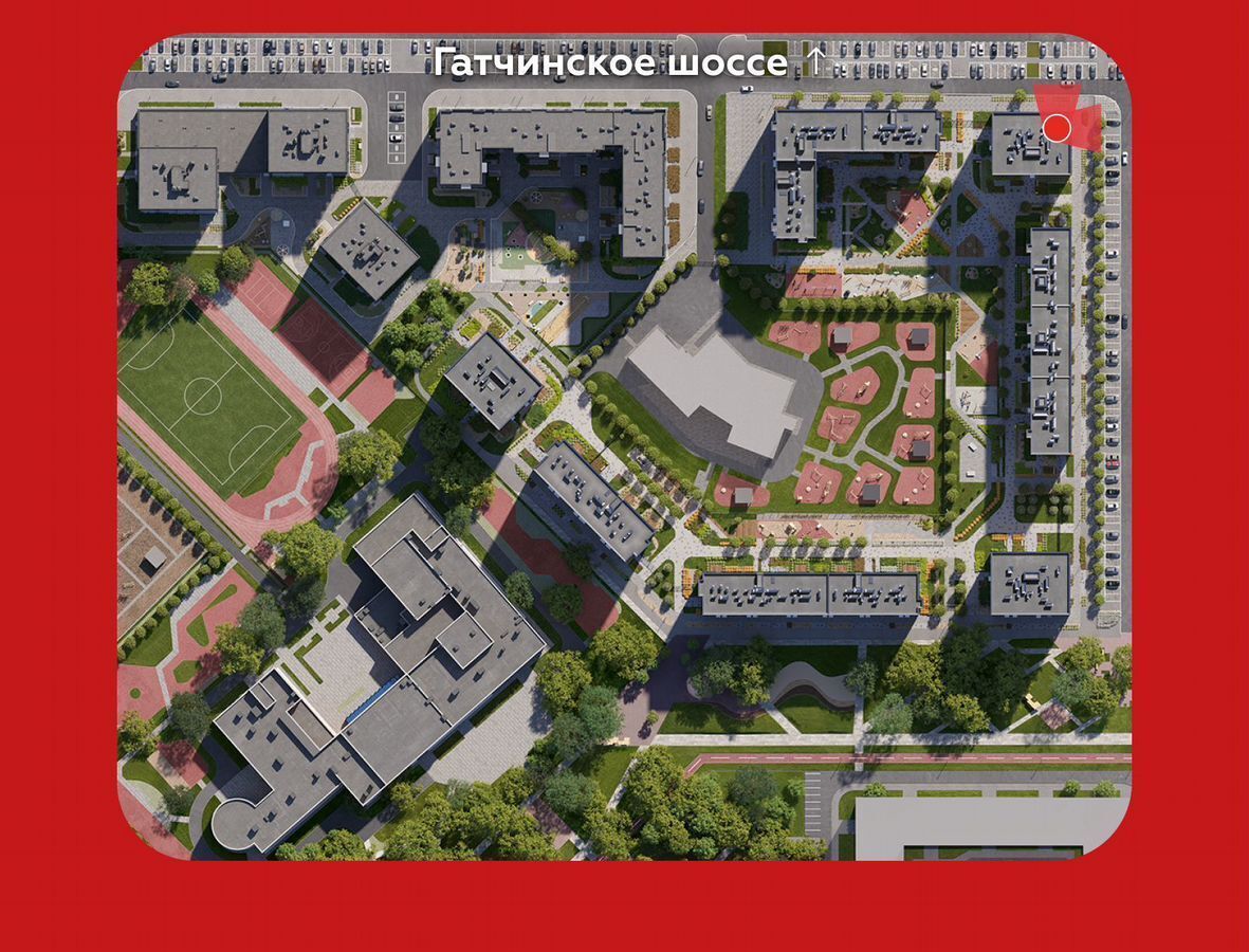 квартира г Красное Село д. Лаголово, стр. 1. 3-2 фото 3